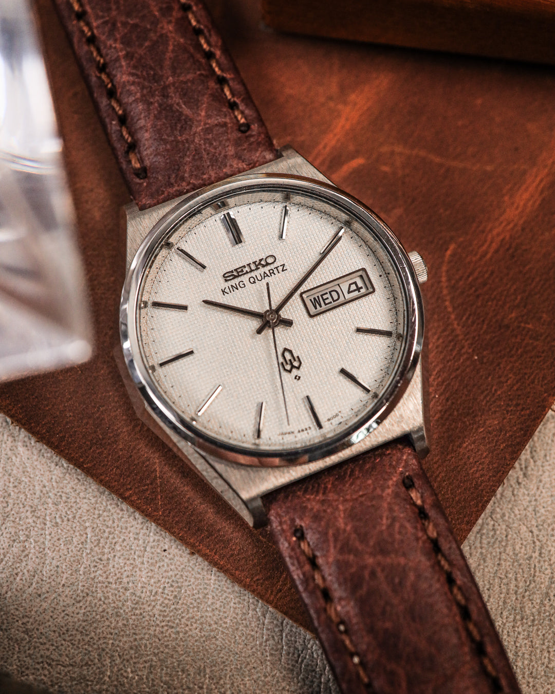Seiko - King Quartz Textured Dial - 4823-8050