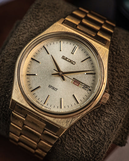 Seiko - Spirit Classic Gold Day-Date - 7N48-7000