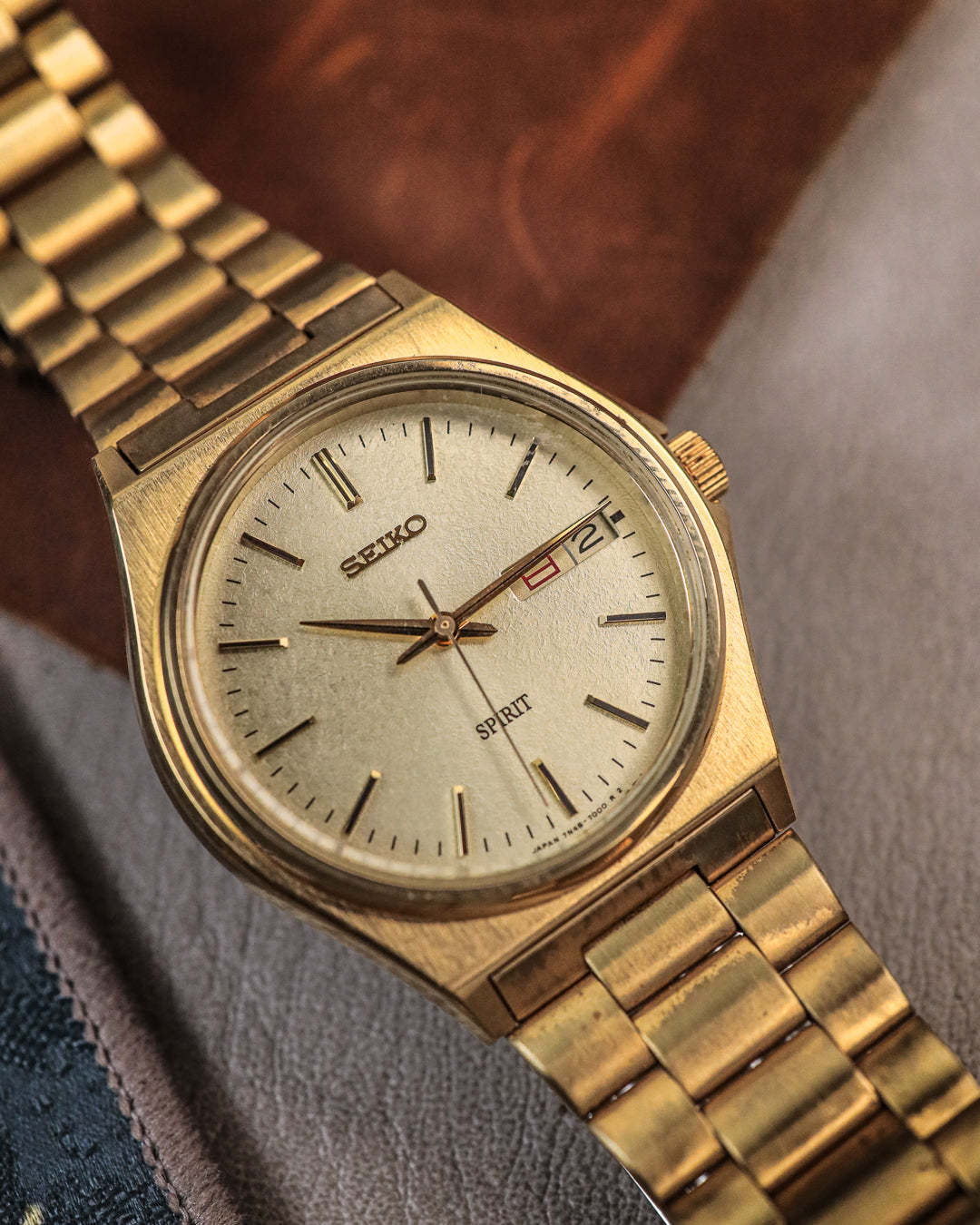 Seiko - Spirit Classic Gold Day-Date - 7N48-7000