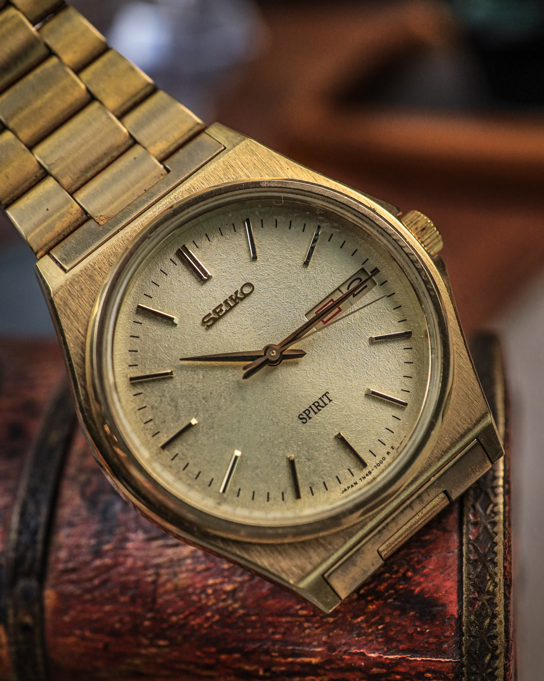 Seiko - Spirit Classic Gold Day-Date - 7N48-7000