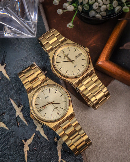 Seiko - Spirit Classic Gold Day-Date - 7N48-7000