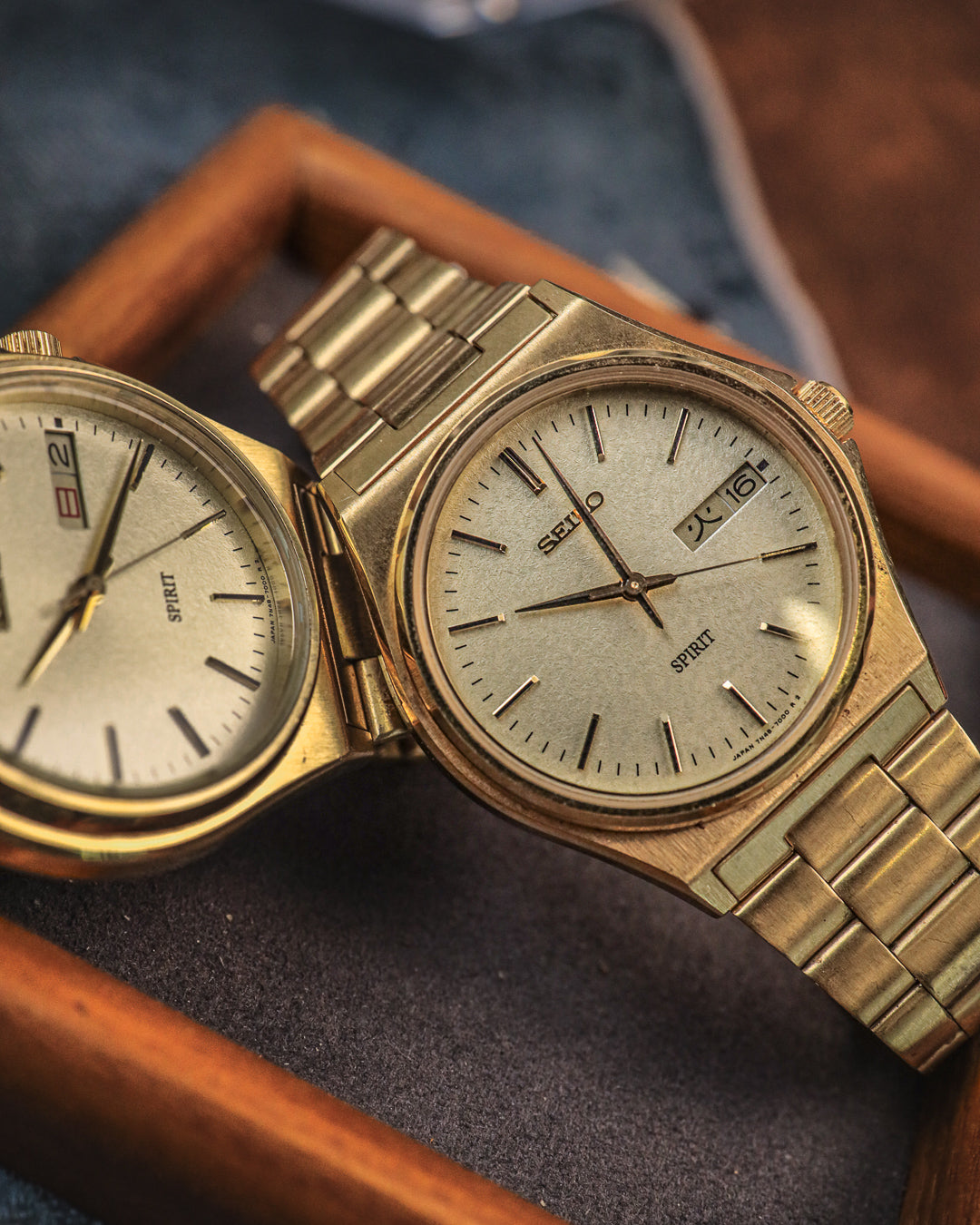 Seiko - Spirit Classic Gold Day-Date - 7N48-7000