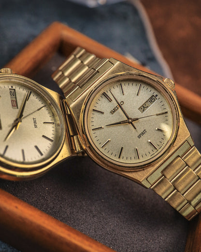 Seiko - Spirit Classic Gold Day-Date - 7N48-7000