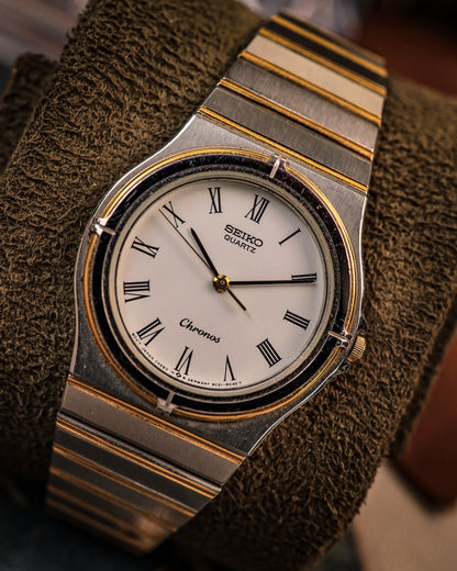 Seiko - Chronos Two-Tone Roman Dial - 9021-6080