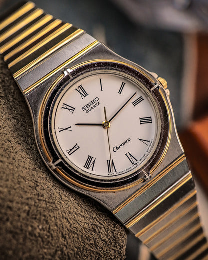 Seiko - Chronos Two-Tone Roman Dial - 9021-6080