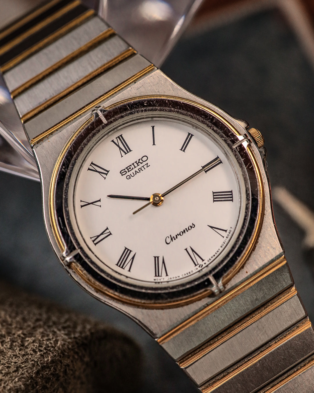 Seiko - Chronos Two-Tone Roman Dial - 9021-6080