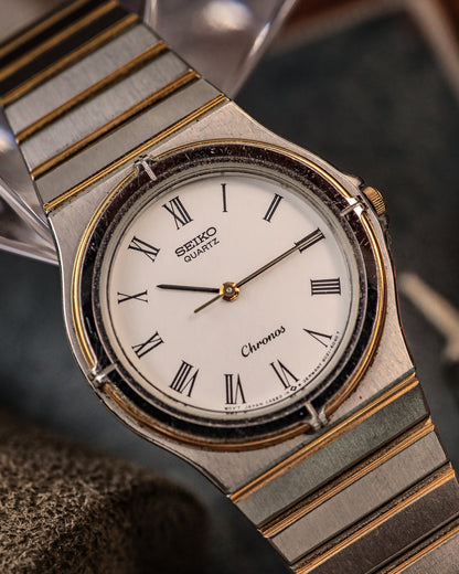 Seiko - Chronos Two-Tone Roman Dial - 9021-6080