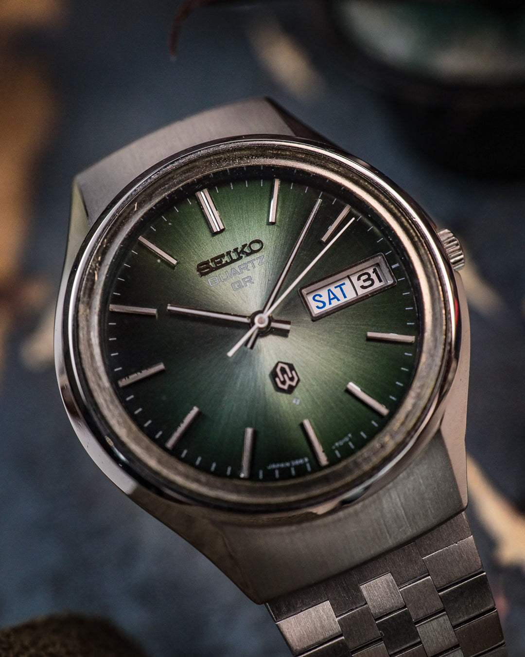 Seiko - Quartz QR Green Racing Stripe - 3863-7020