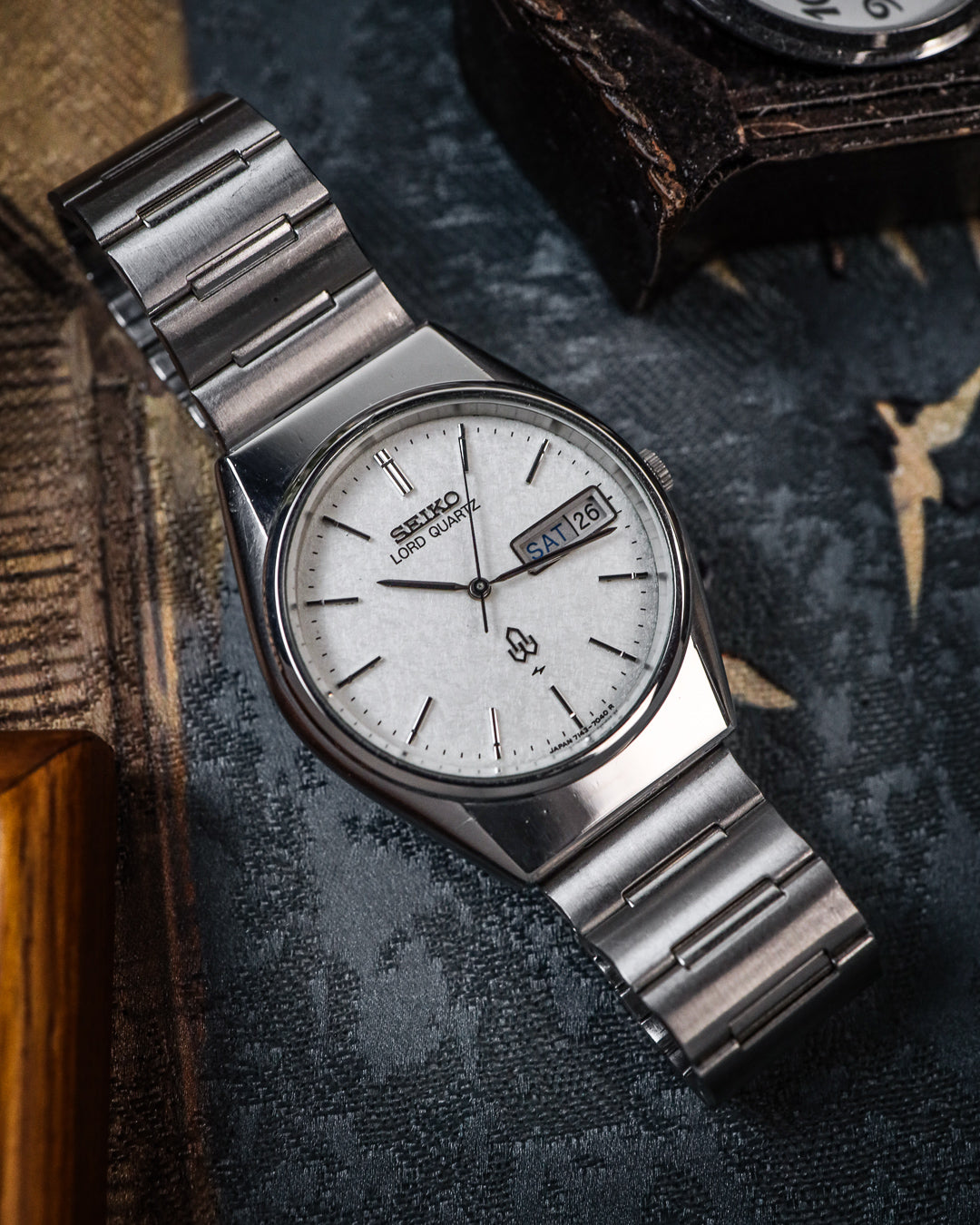 Seiko - Lord Quartz Textured Snowflake Dial - 7143-7030