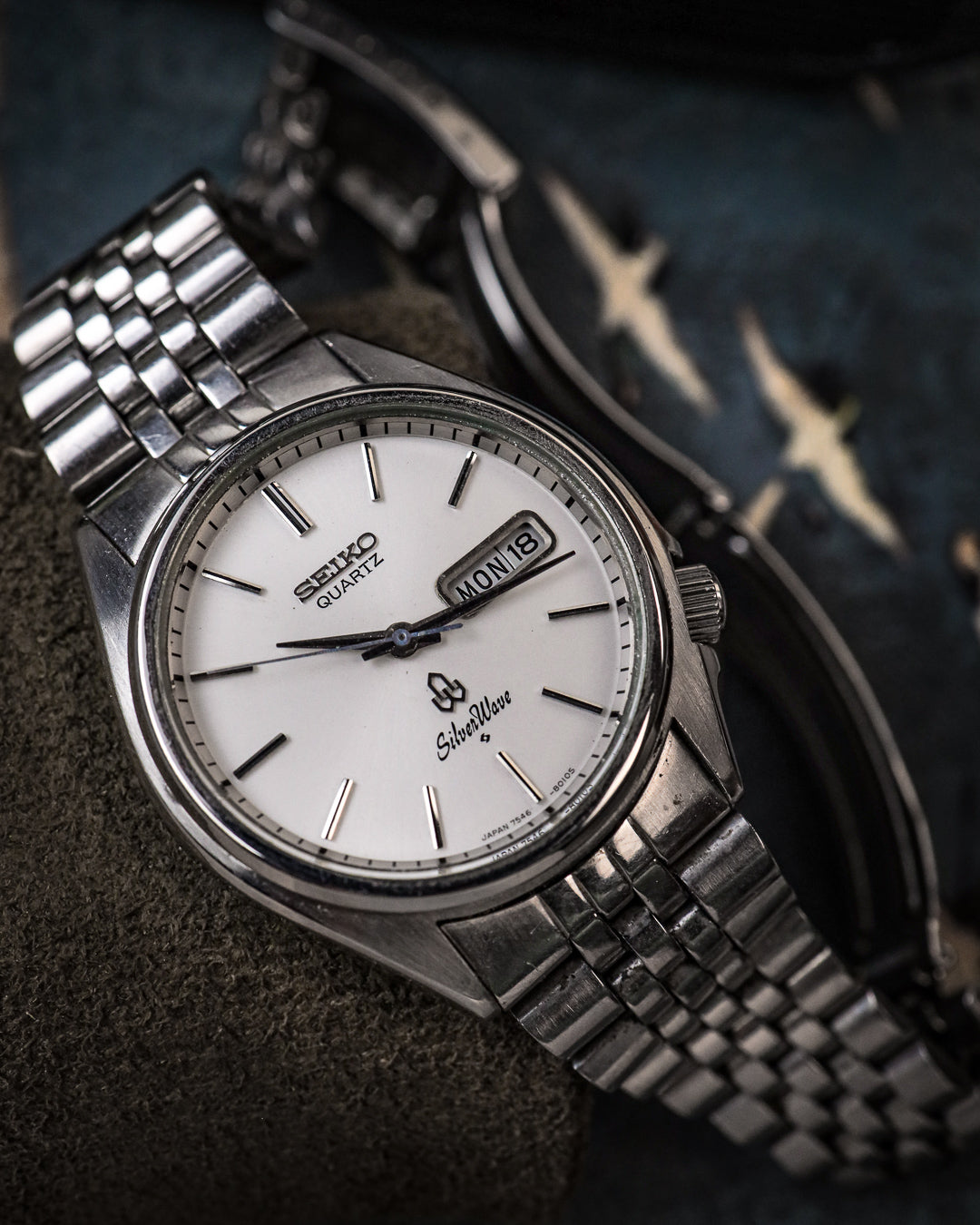 Seiko - SilverWave Quartz Screw-Down Crown - 7546-8010