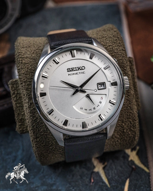Seiko - Kinetic Retrograde Day-Date - 5M84-0AB0