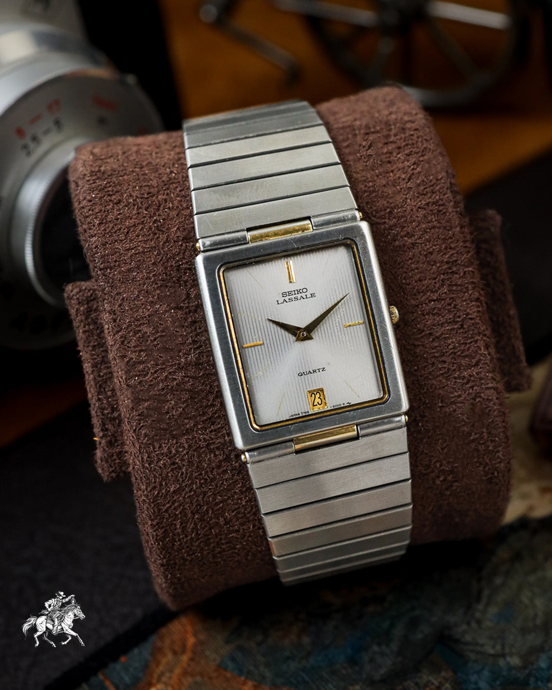 Seiko - Lassale Ultra-Slim Two-Tone Tank - 7759-5009