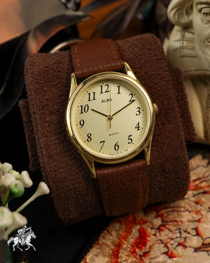 Seiko (Alba) - Classic Gold Arabic Dial - V515-6471