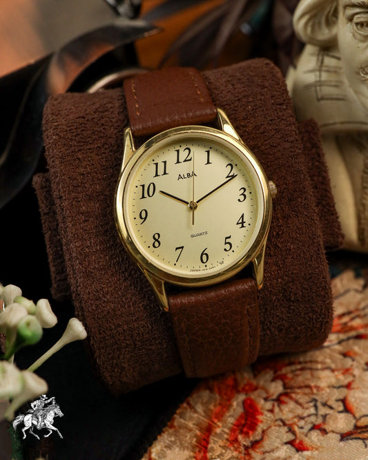Seiko (Alba) - Classic Gold Arabic Dial - V515-6471