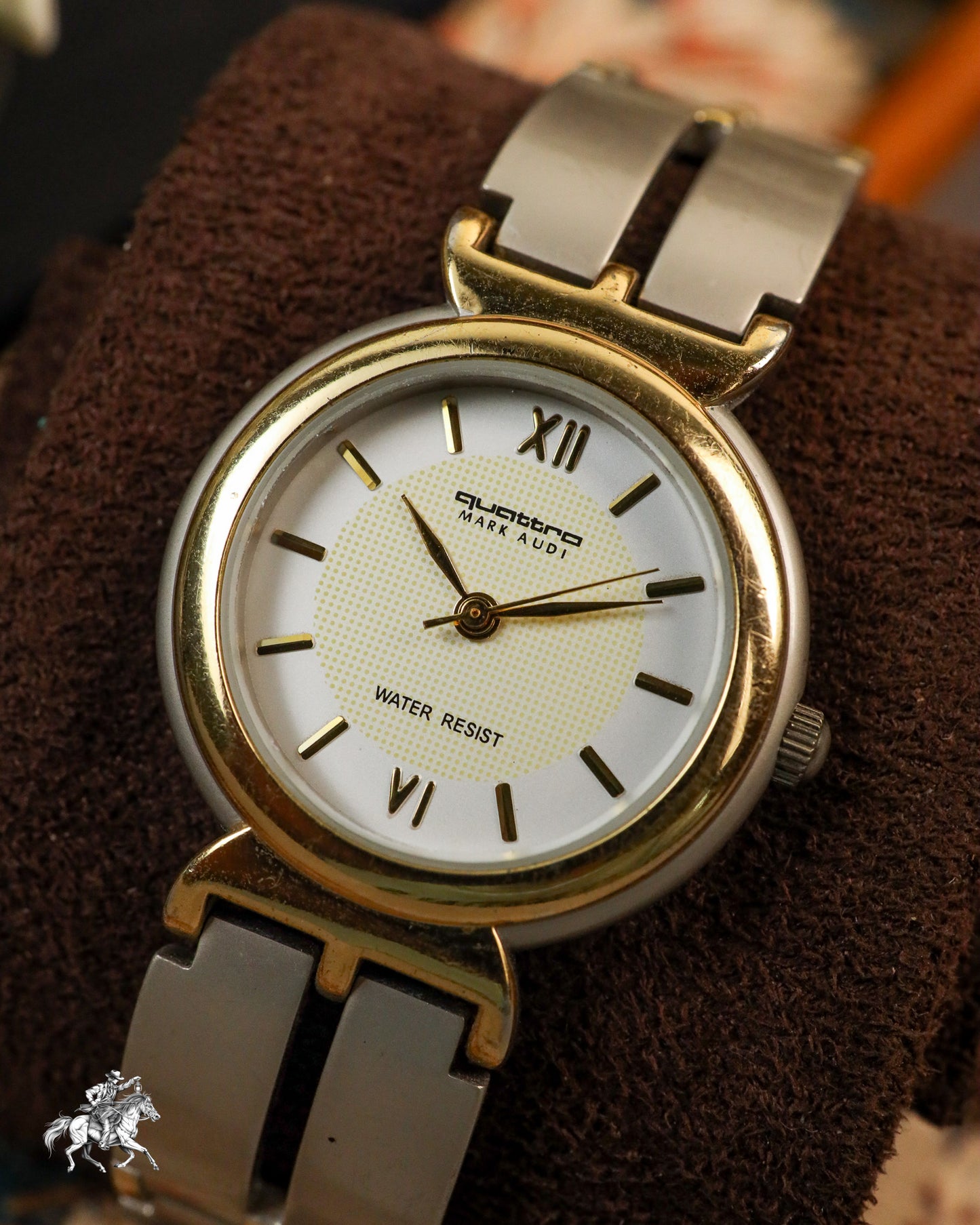 Quattro Mark Audi - Two-Tone Open-Lug Dress Quartz - QMA-9977