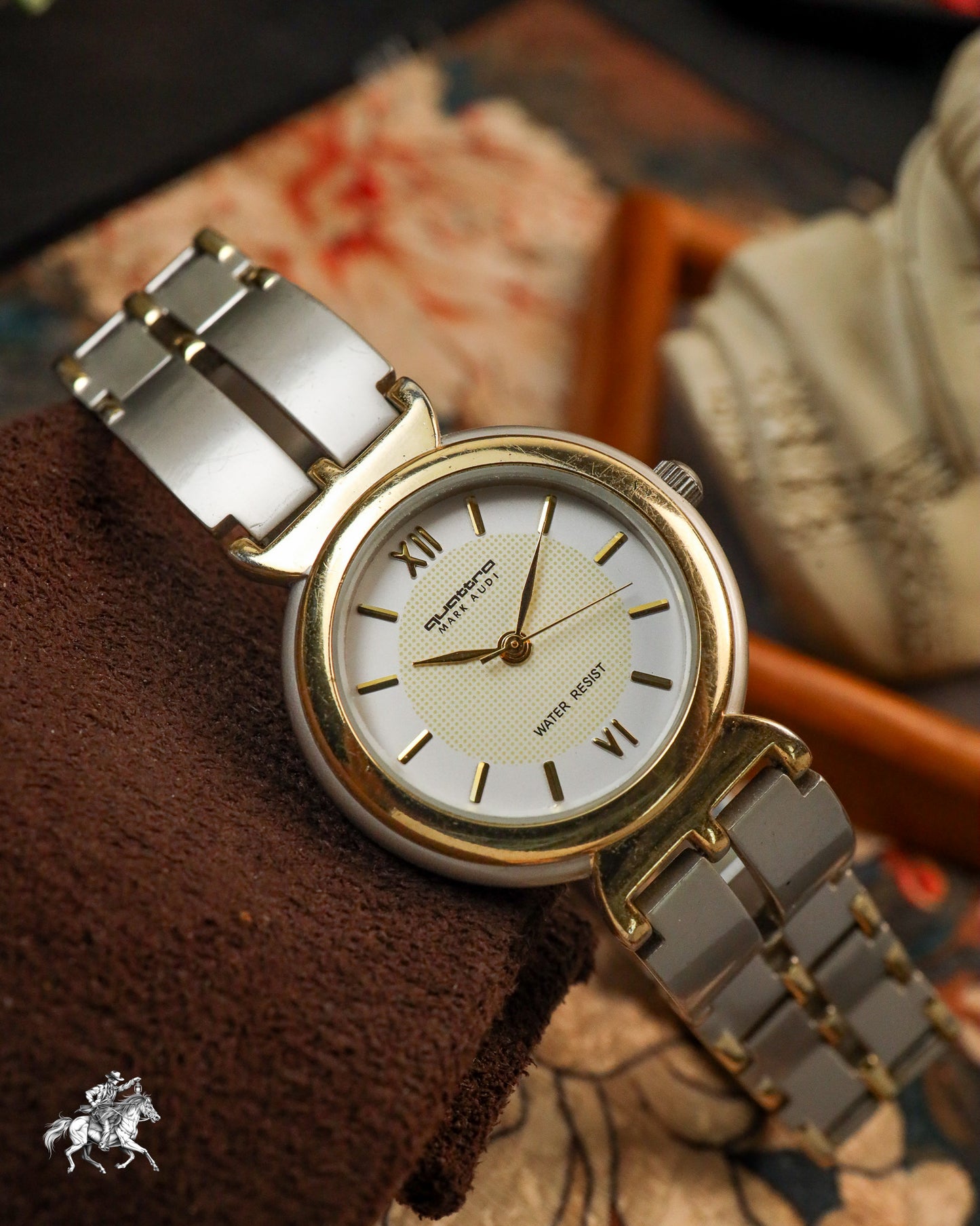 Quattro Mark Audi - Two-Tone Open-Lug Dress Quartz - QMA-9977