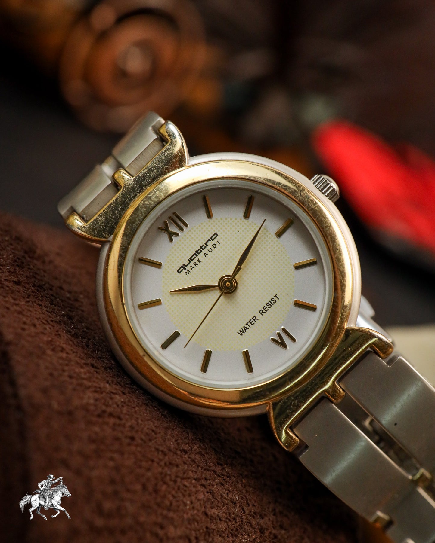 Quattro Mark Audi - Two-Tone Open-Lug Dress Quartz - QMA-9977
