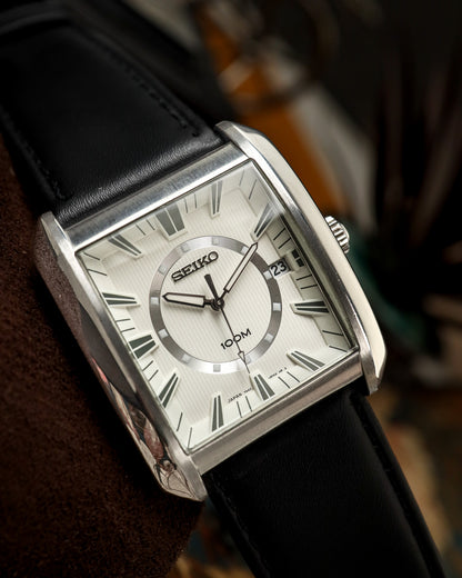 Seiko - Tank Executive Pinstripe Dial - 7N42-0DD0