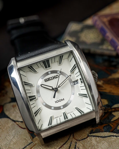 Seiko - Tank Executive Pinstripe Dial - 7N42-0DD0
