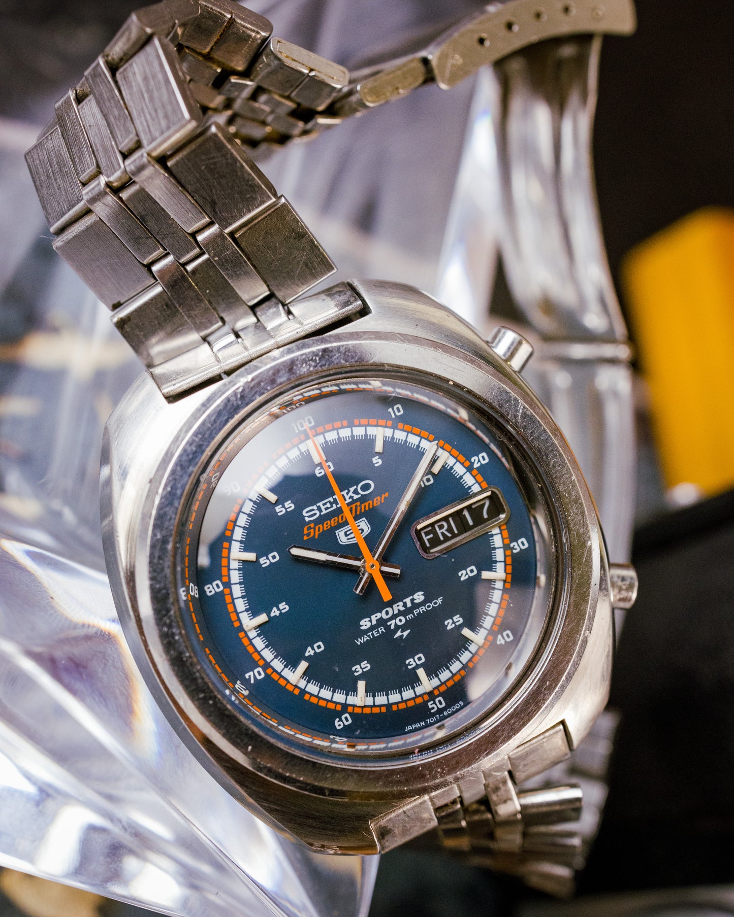 Seiko - 5 Sports Speed-Timer "Eyeless" Chronograph - 7017-8000