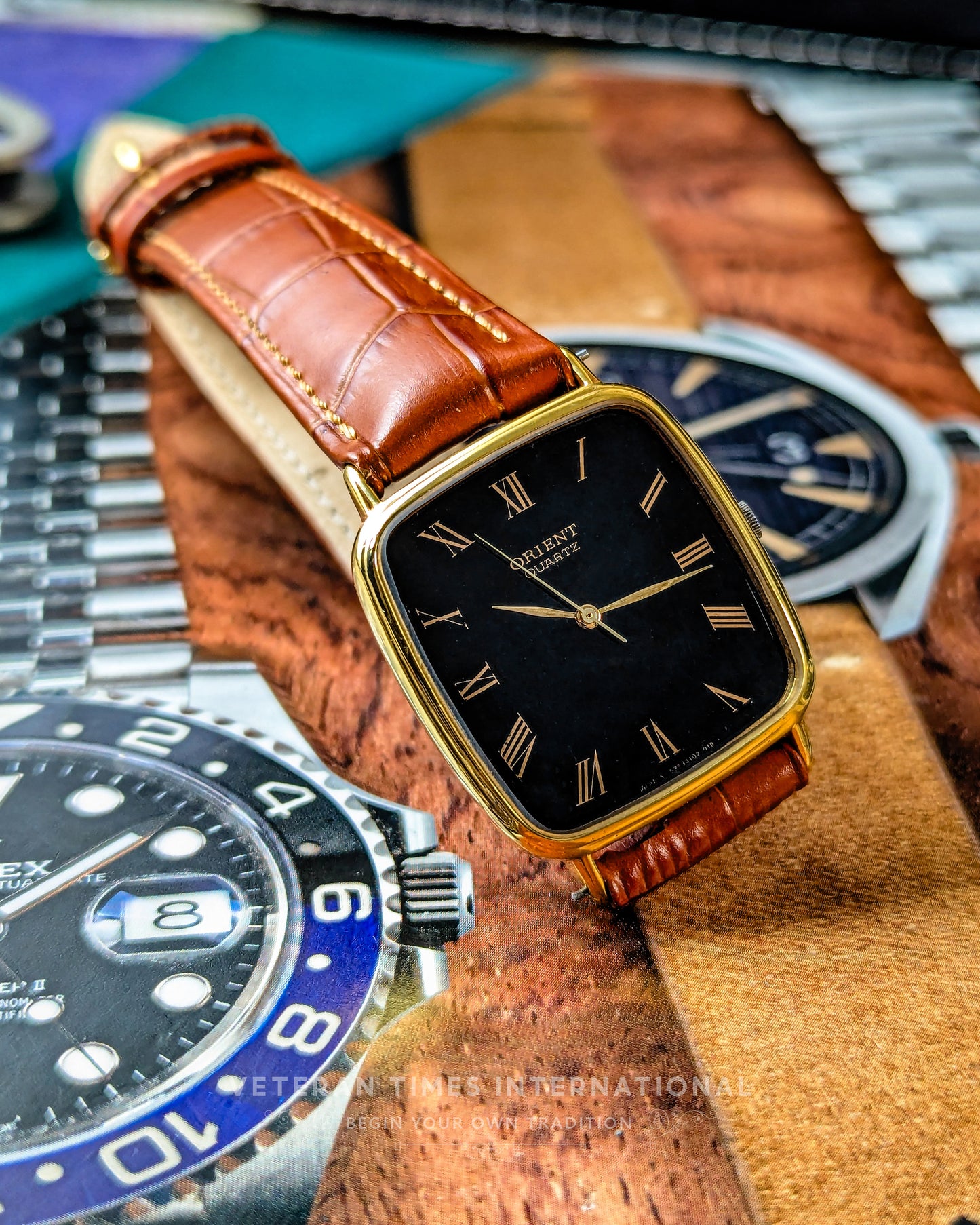 Orient Tank Golden Roman Numerals