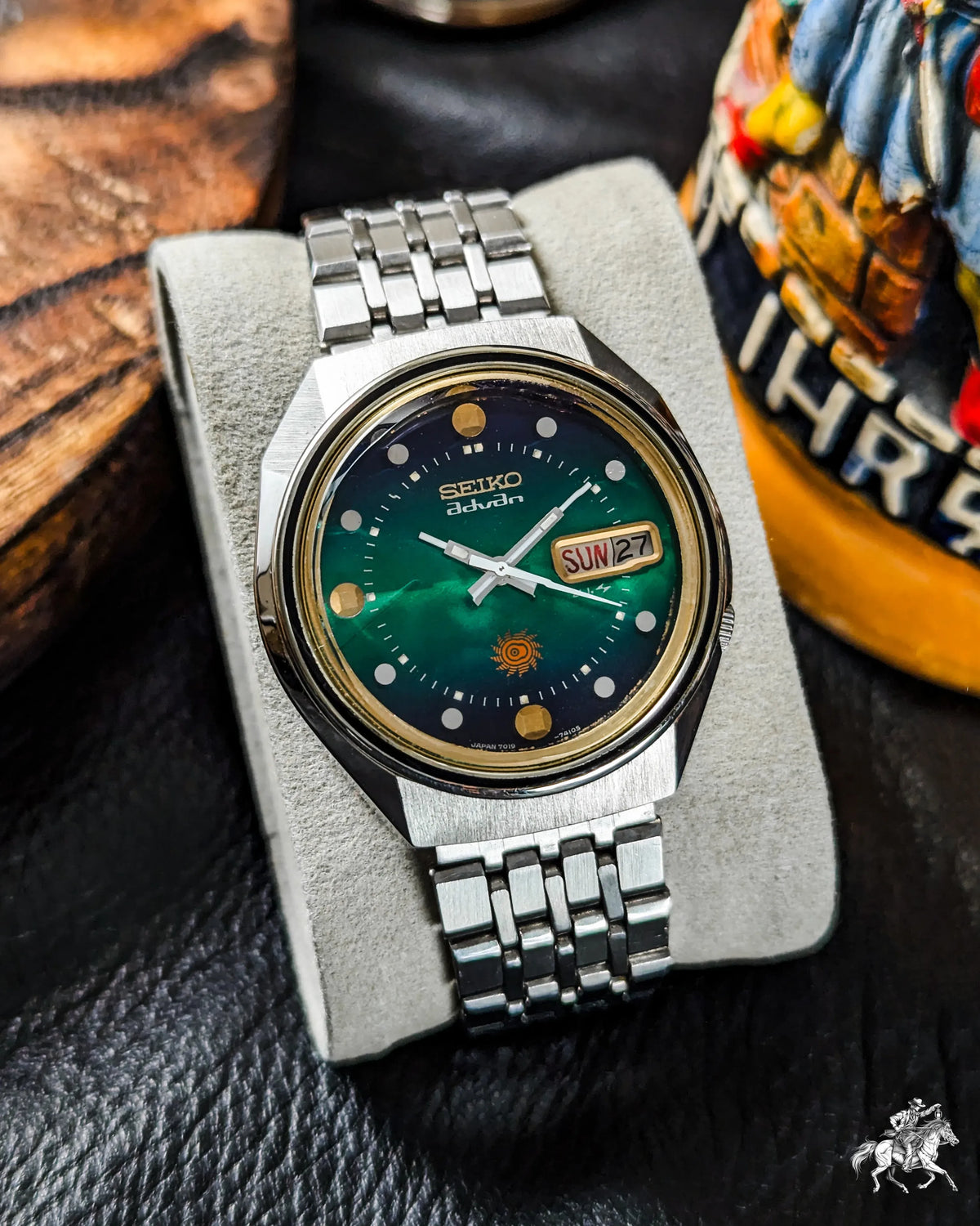 デッド SEIKO ALBA Trailmaster アーミーグリーン アナデジ Near MINT 