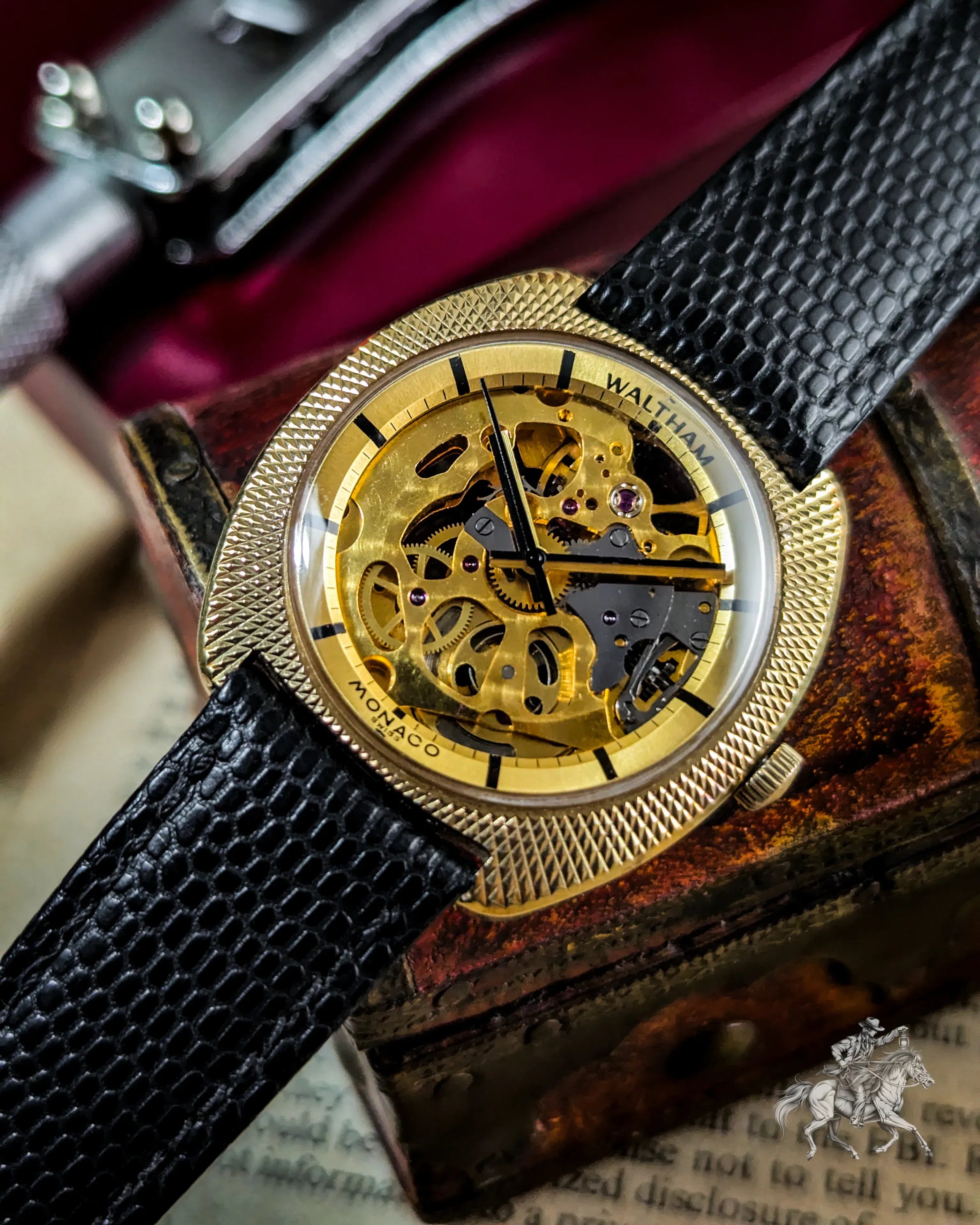 ウォルサム スケルトン WALTHAM 475873⁄A1円スタート 中古MA110062 