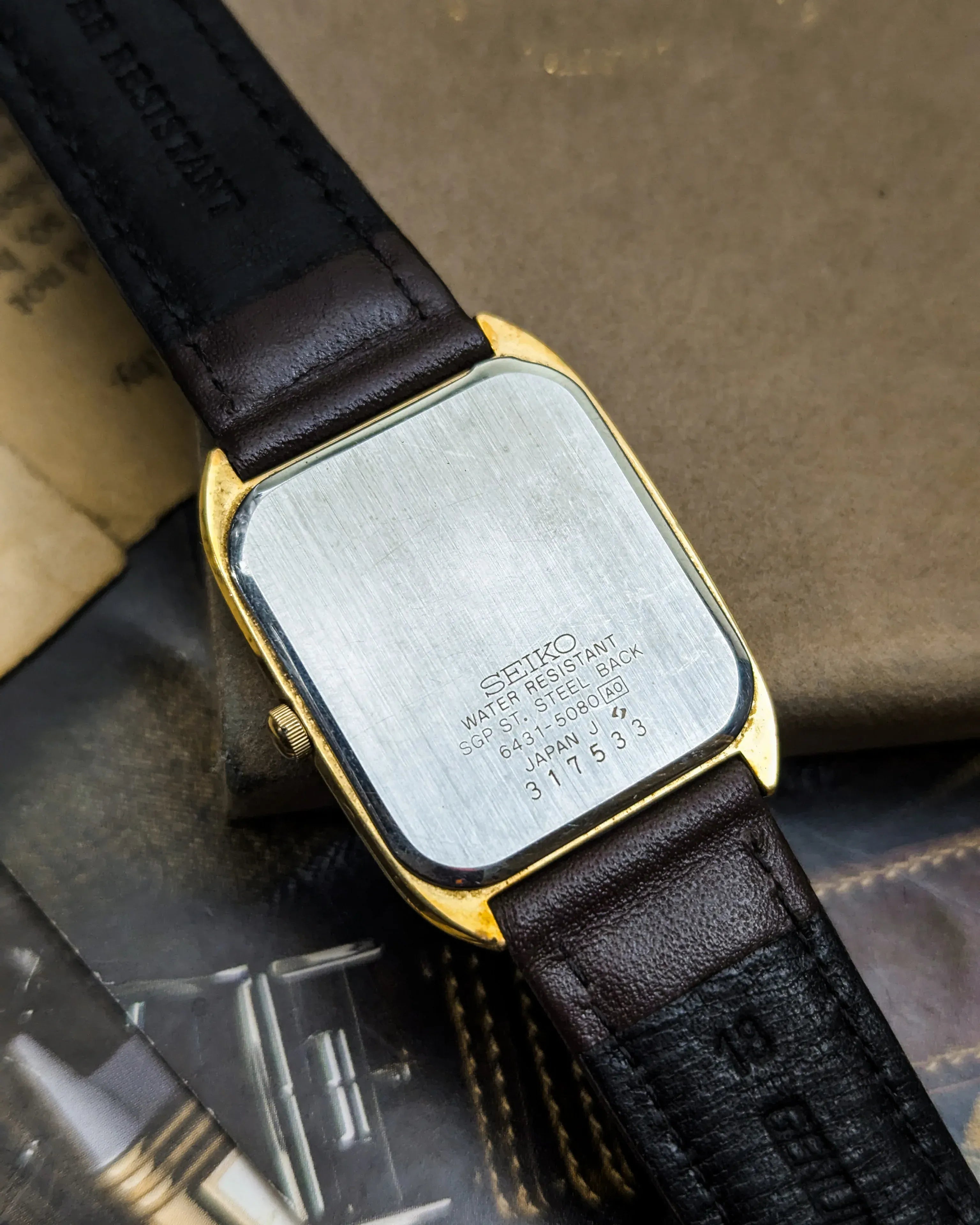 Seiko - Quartz Tank - 6431-5080 – Veteran Times Int