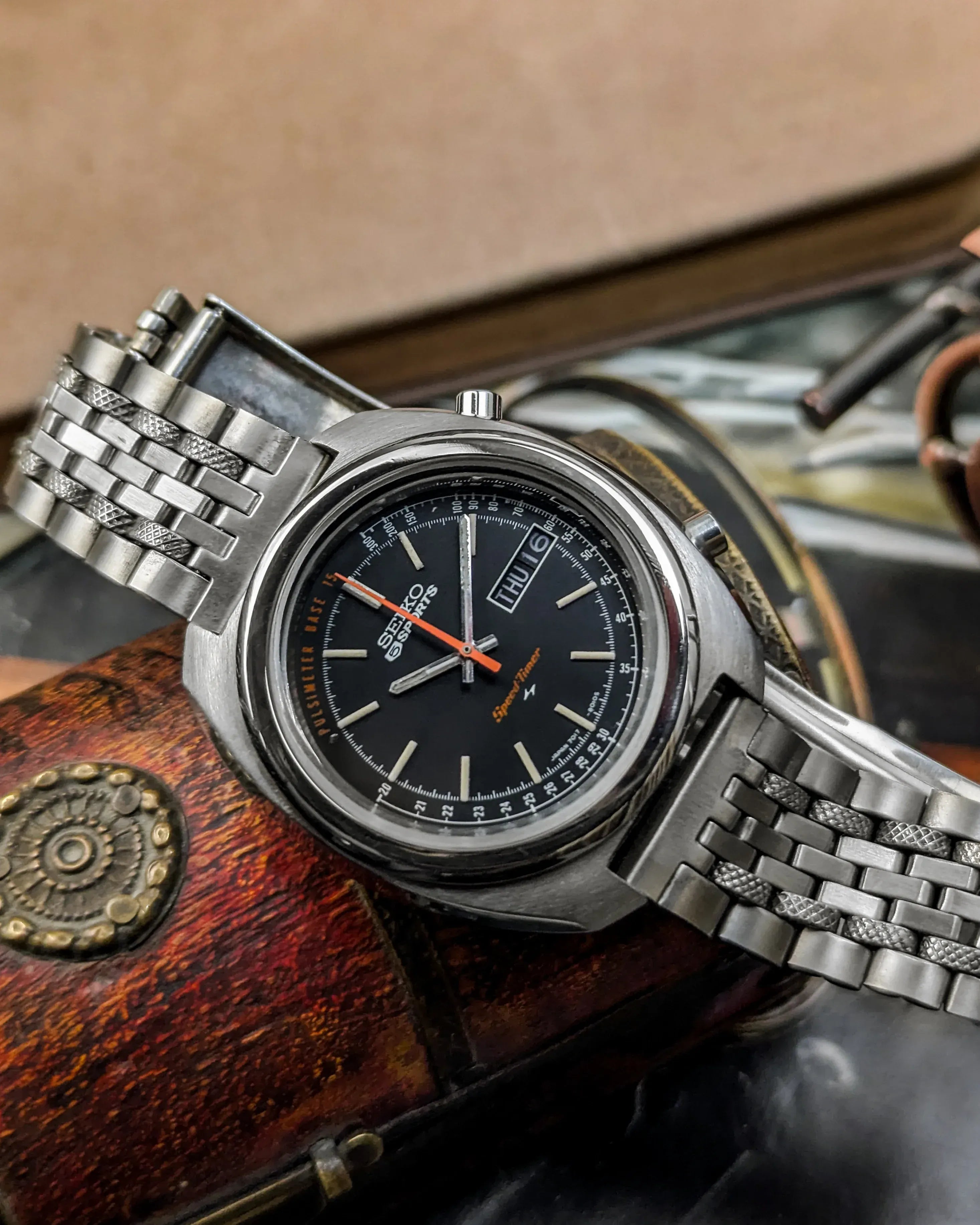 Seiko - 5 Sports Speed-Timer - 7017-8000 – Veteran Times Int