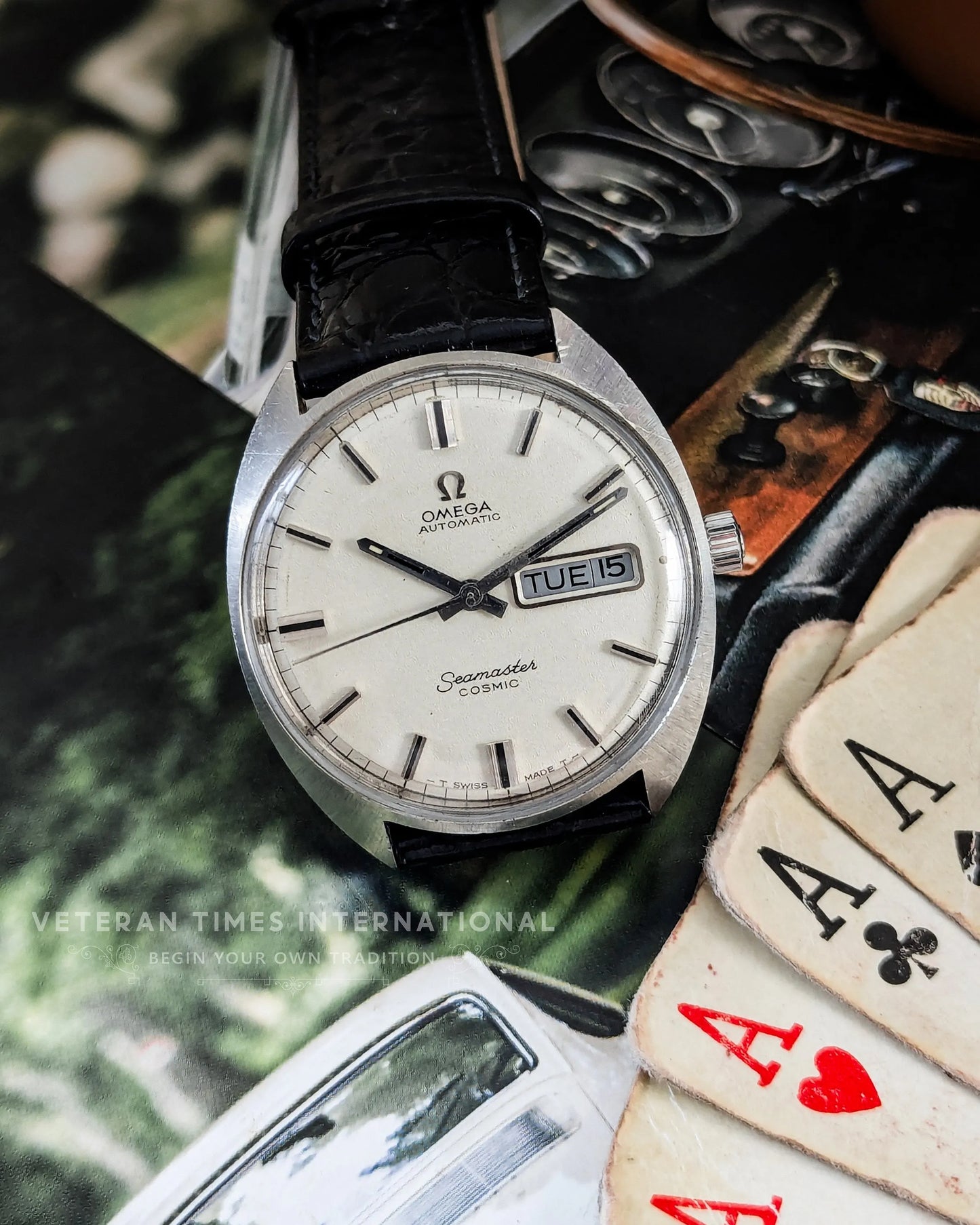 OMEGA Seamaster Cosmic Day Date - Veteran Times Int