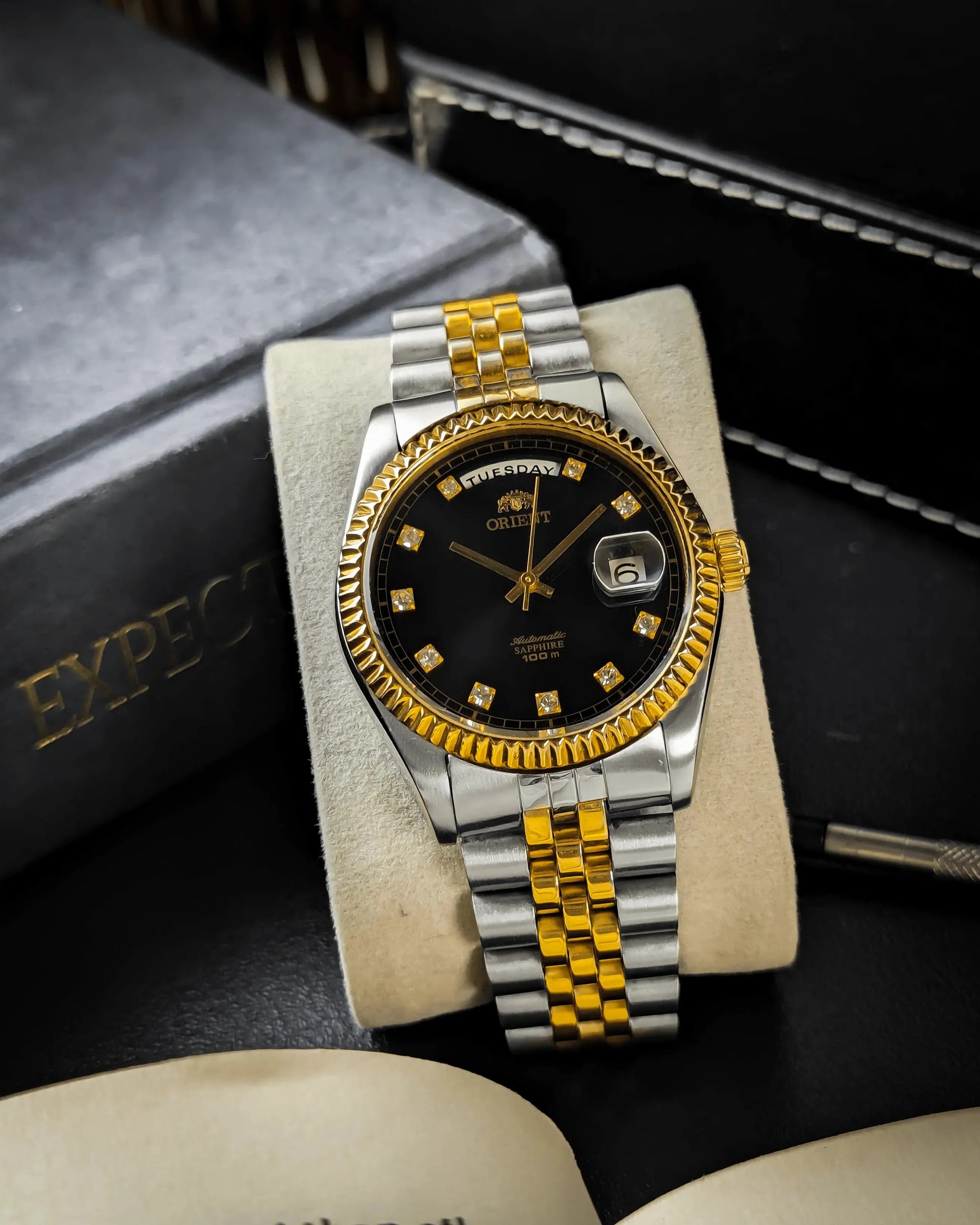 Orient President Day Date Gold Orient President – Veteran Times Int