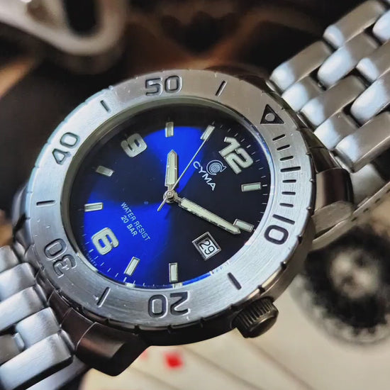 1990s Cyma Diver watch for collectors