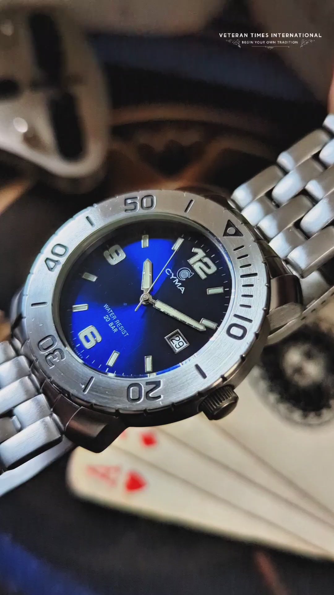 1990s Cyma Diver watch for collectors