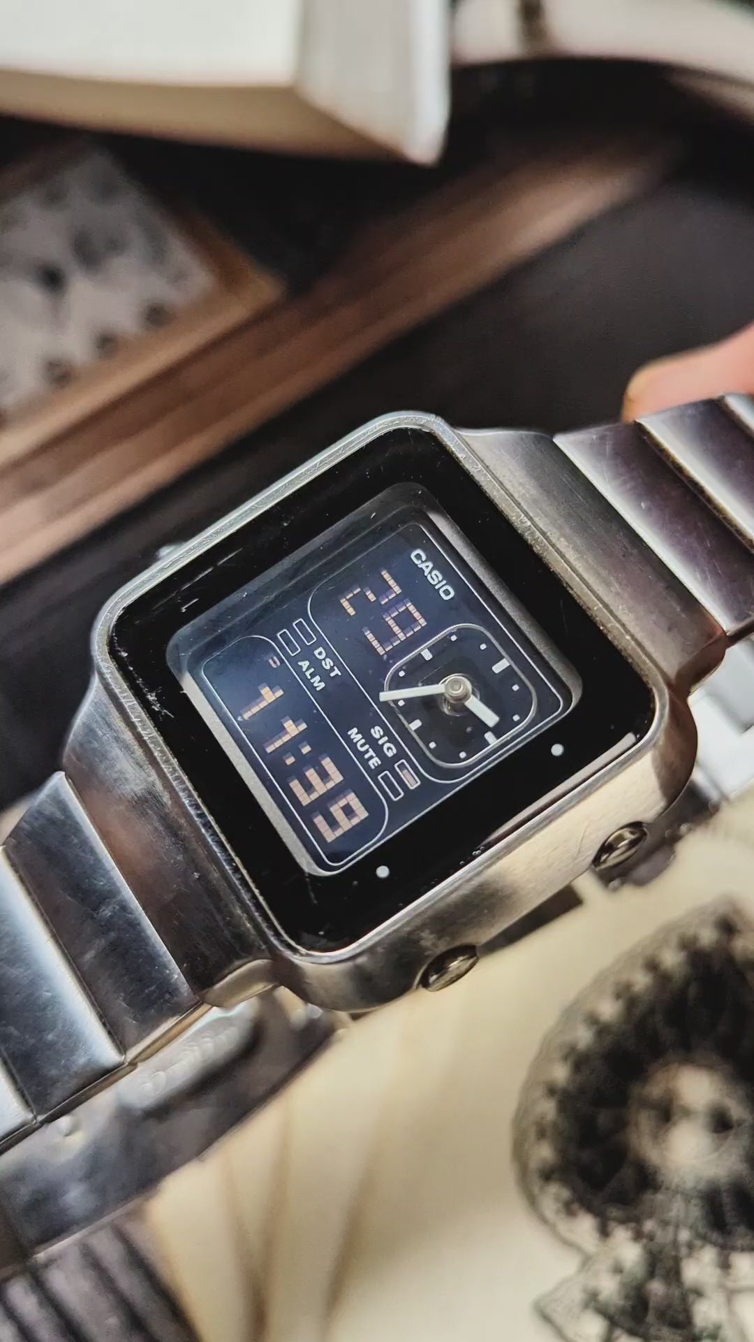 Casio Futurist Ana Digi Veteran Times Int