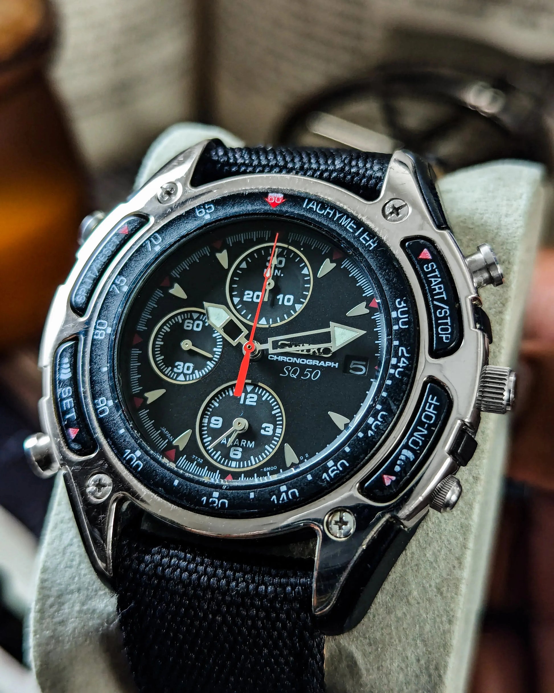 Seiko Chronograph SQ 50 Veteran Times Int
