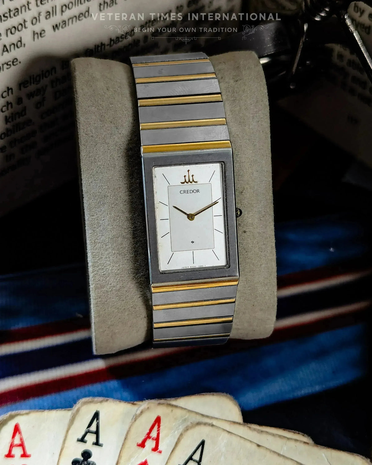 Seiko Credor 8420-6400 Tank – Veteran Times Int