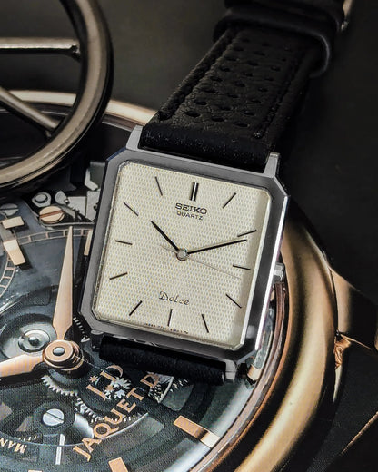 Seiko Dolce Tank Dial – Veteran Times Int Seiko Dolce Tank Dial – Veteran Times Int