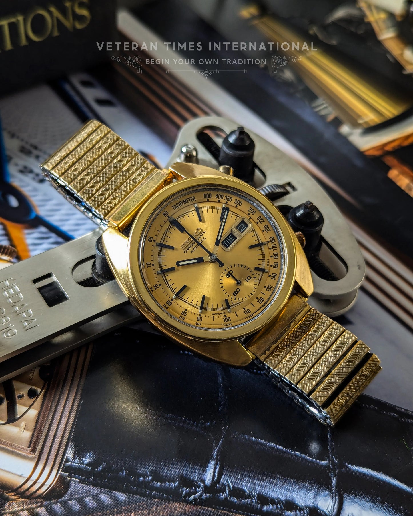 Seiko Gold Chrono - Veteran Times Int