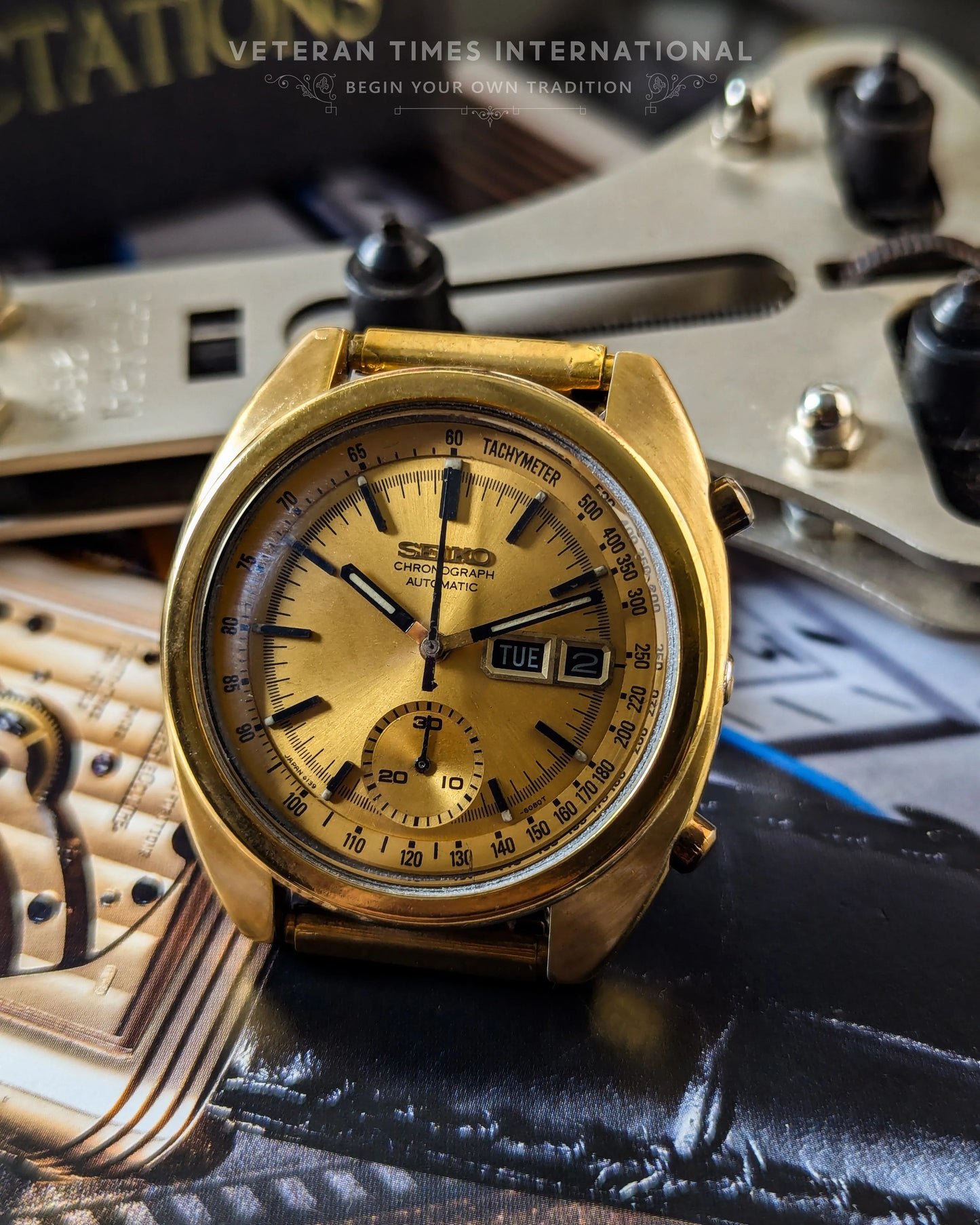 Seiko Gold Chrono - Veteran Times Int