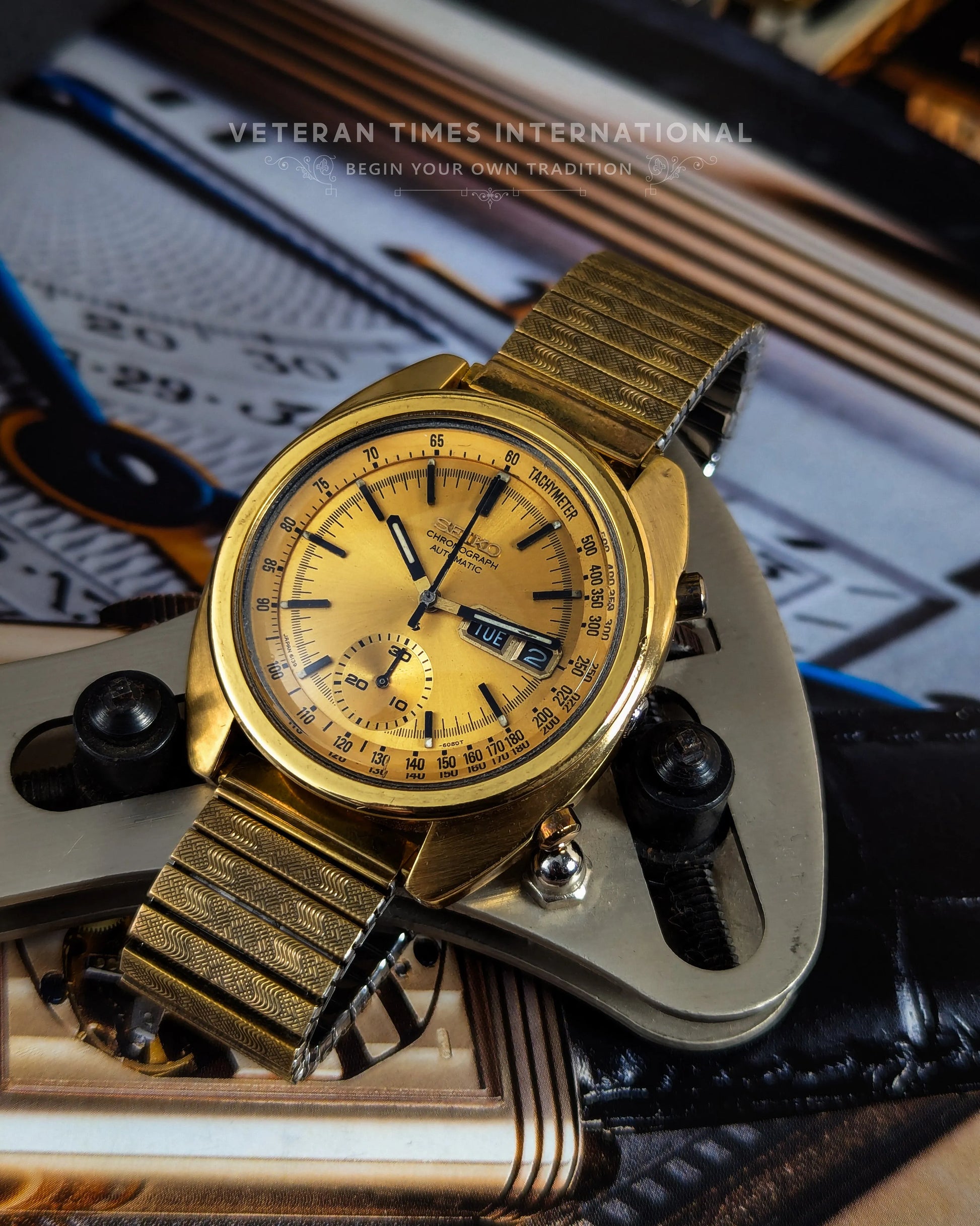 Seiko Gold Chrono - Veteran Times Int