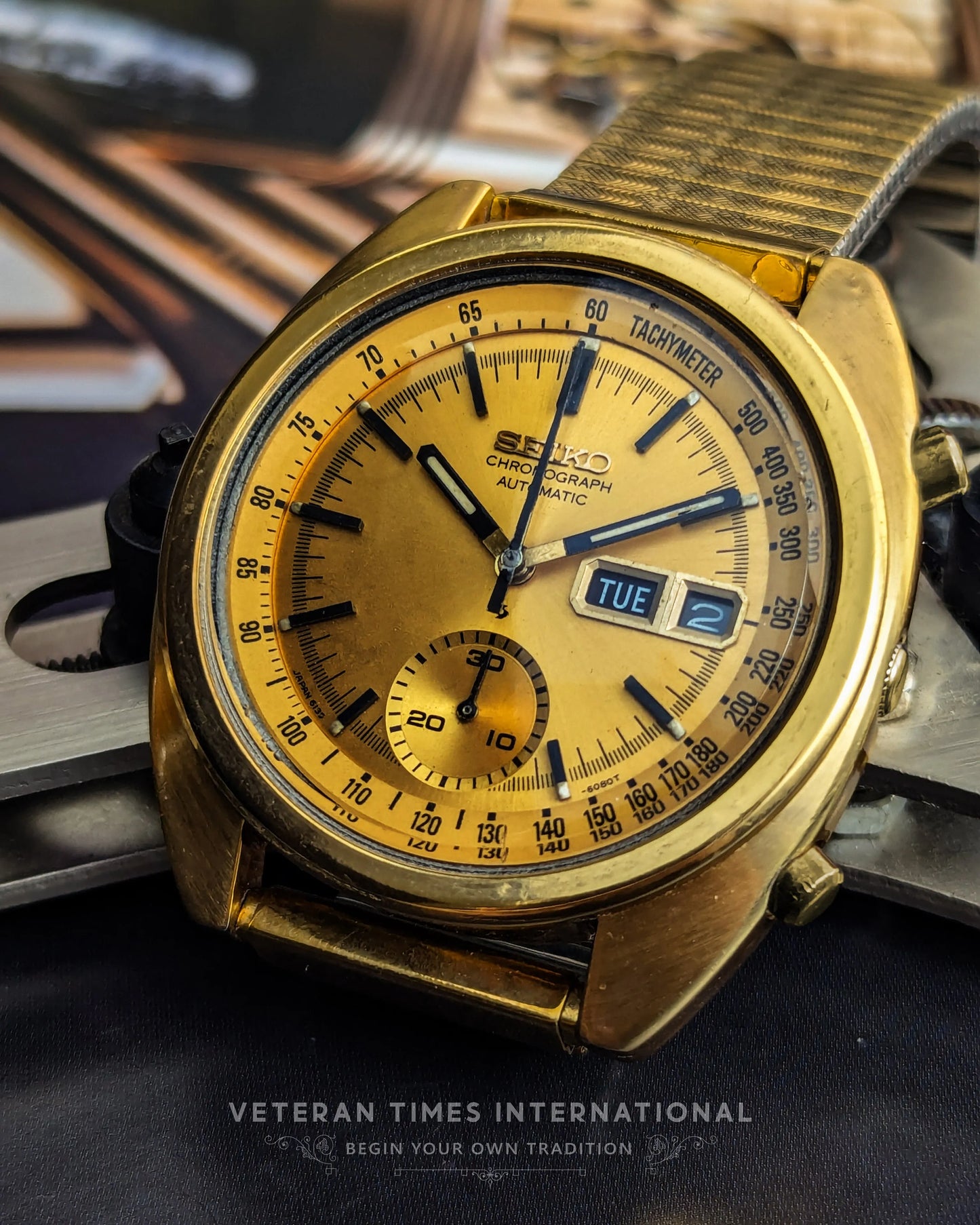 Seiko Gold Chrono - Veteran Times Int