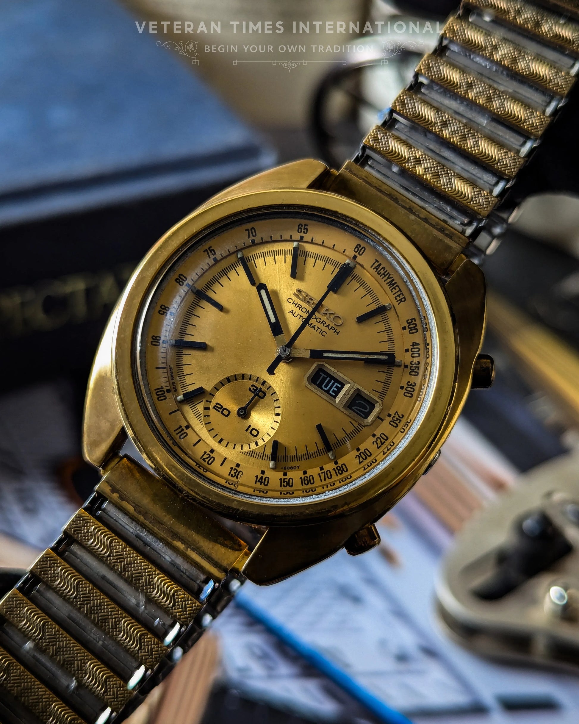 Seiko Gold Chrono - Veteran Times Int