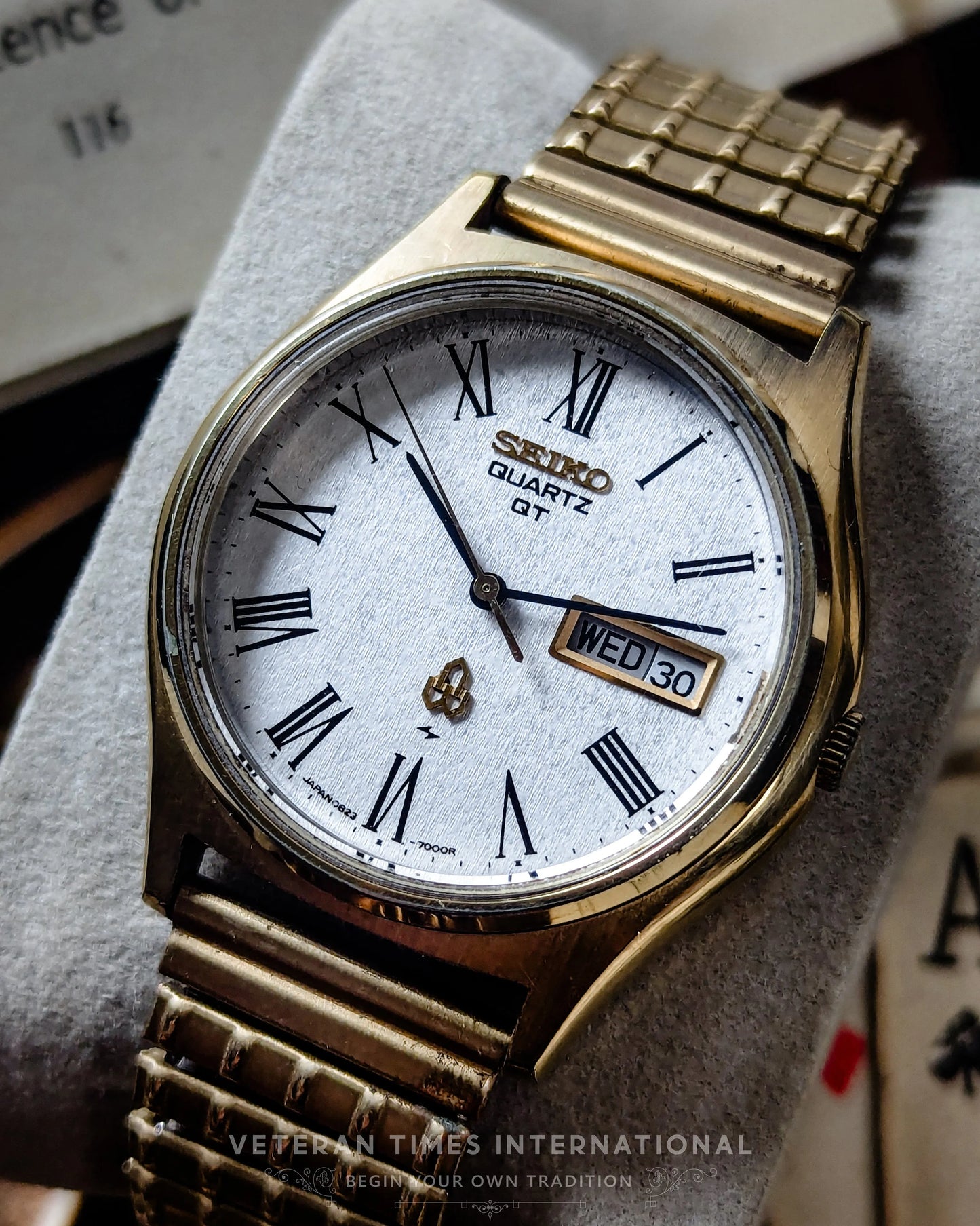 Seiko Quartz QT 0823-7000 G - Veteran Times Int